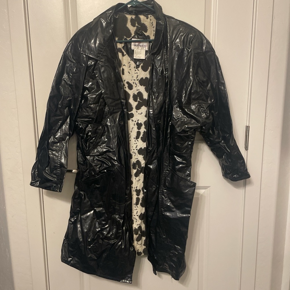 Wippette Black Trench Coat Classic Style